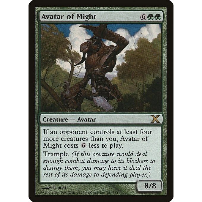 Image for Avatar of Might (251) (10E) - Magic: The Gathering