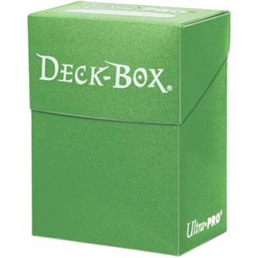 Image for Solid Color Deck Box - Light Green - Deck Boxes