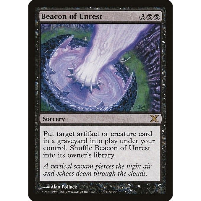 Image for Beacon of Unrest (129) (10E) - Magic: The Gathering