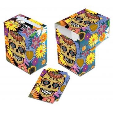 Image for Dia De Los Muertos Yellow Skull Deck Box - Deck Boxes