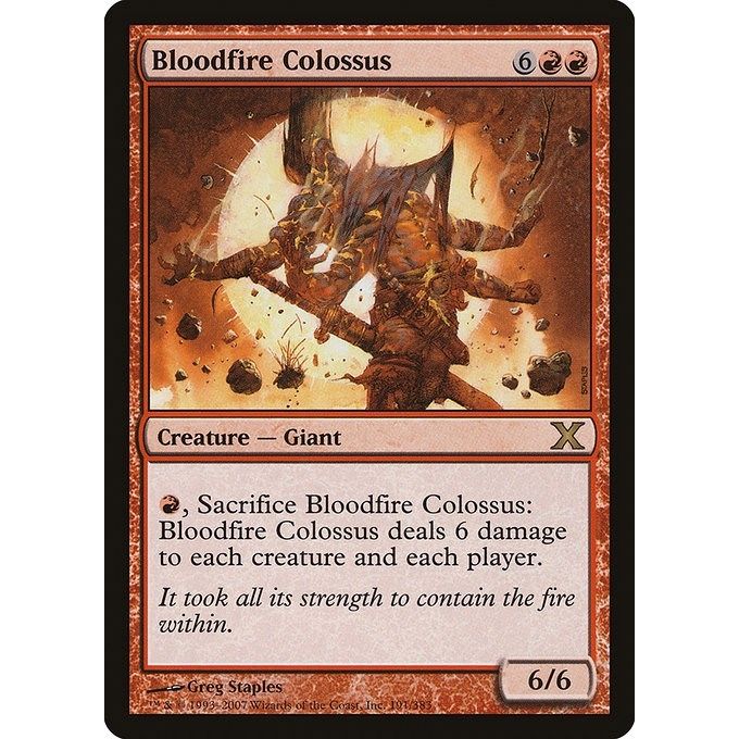Image for Bloodfire Colossus (191) (10E) - Magic: The Gathering