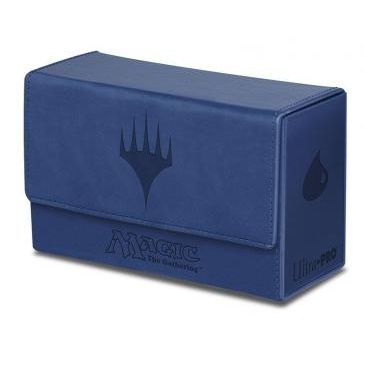 Image for Dual Flip Box - Blue Mana for Magic (Matte Finish) - Deck Boxes