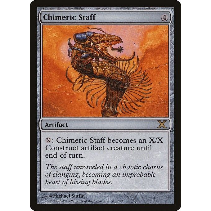 Image for Chimeric Staff (313) (10E) - Magic: The Gathering