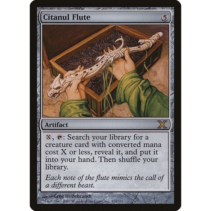 Image for Citanul Flute (315) (10E) - Magic: The Gathering