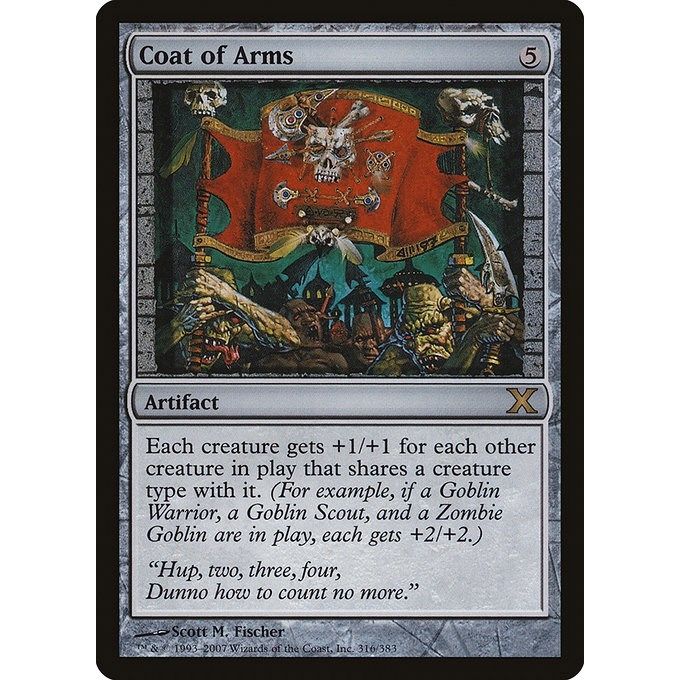 Image for Coat of Arms (316) (10E) - Magic: The Gathering
