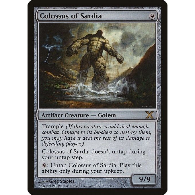Image for Colossus of Sardia (317) (10E) - Magic: The Gathering