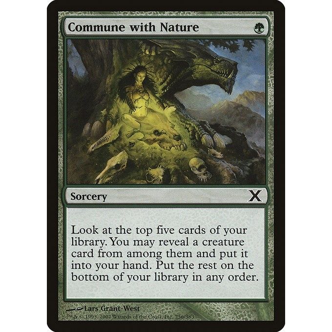 Image for Commune with Nature (256) (10E) - Magic: The Gathering