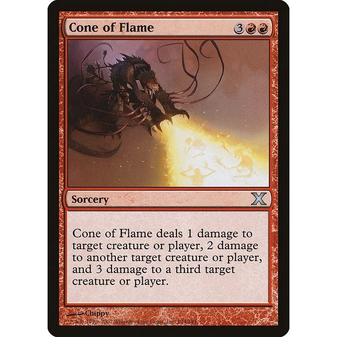 Image for Cone of Flame (194) (10E) - Magic: The Gathering