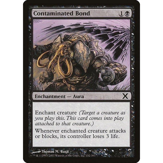 Image for Contaminated Bond (132) (10E) - Magic: The Gathering