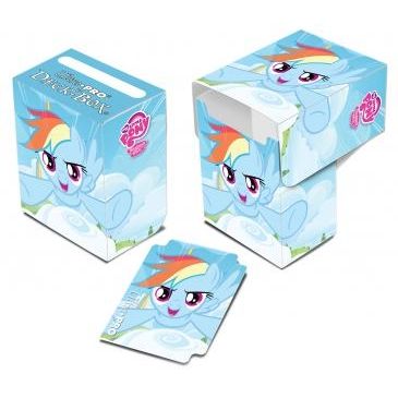 Image for My Little Pony Rainbow Dash Blue Full-View Deck Box - Deck Boxes