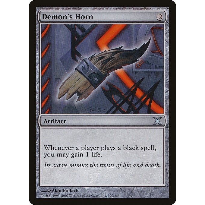 Image for Demon's Horn (320) (10E) - Magic: The Gathering