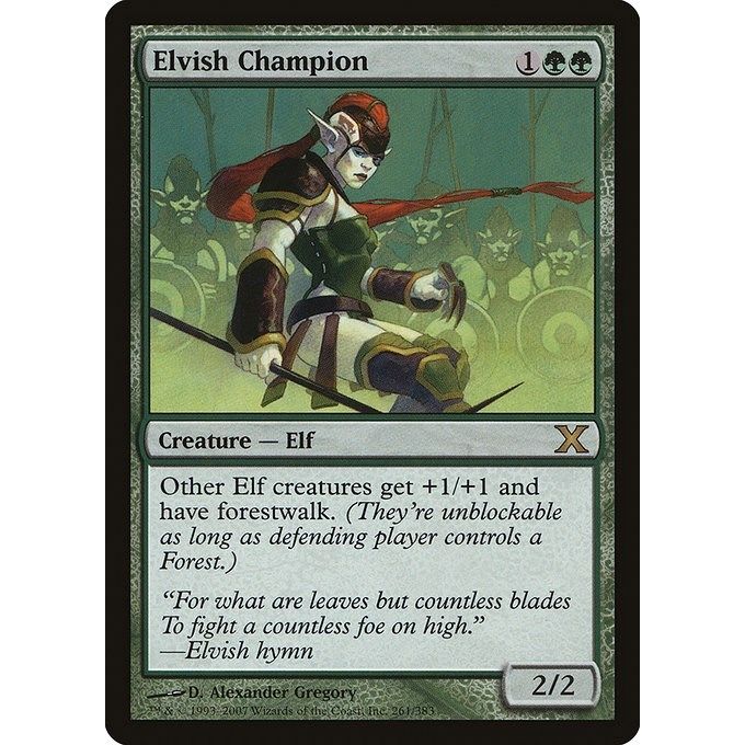 Image for Elvish Champion (261) (10E) - Magic: The Gathering
