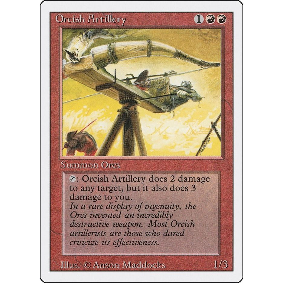 Image for Orcish Artillery (3ED) - Magic: The Gathering