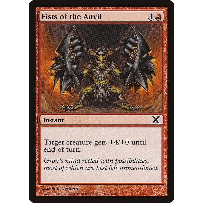 Image for Fists of the Anvil (201) (10E) - Magic: The Gathering