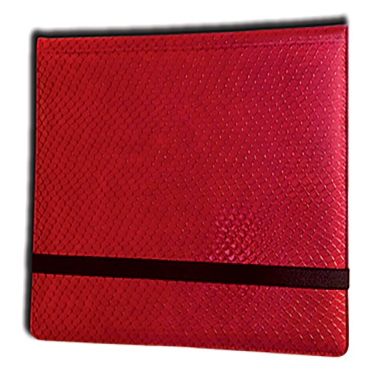Image for Binder - 12-Pocket Dragon Hide - Red - Storage Albums