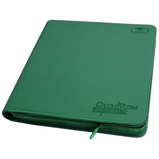 Image for Binder - 12-Pocket QuadRow ZipFolio XenoSkin - Green - Storage Albums