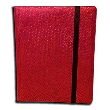 Image for Binder - 9-Pocket Dragon Hide - Red - Storage Albums
