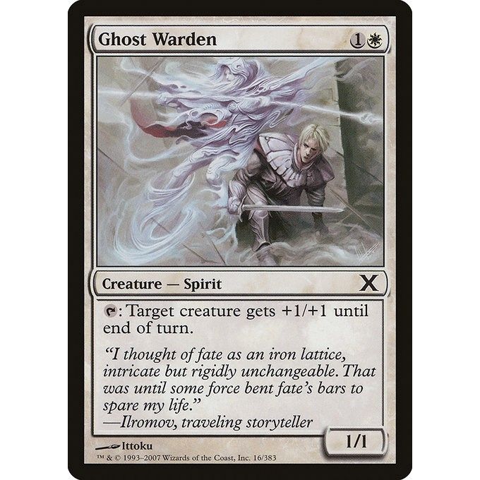 Image for Ghost Warden (16) (10E) - Magic: The Gathering