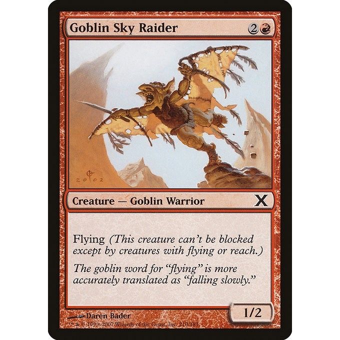 Image for Goblin Sky Raider (210) (10E) - Magic: The Gathering