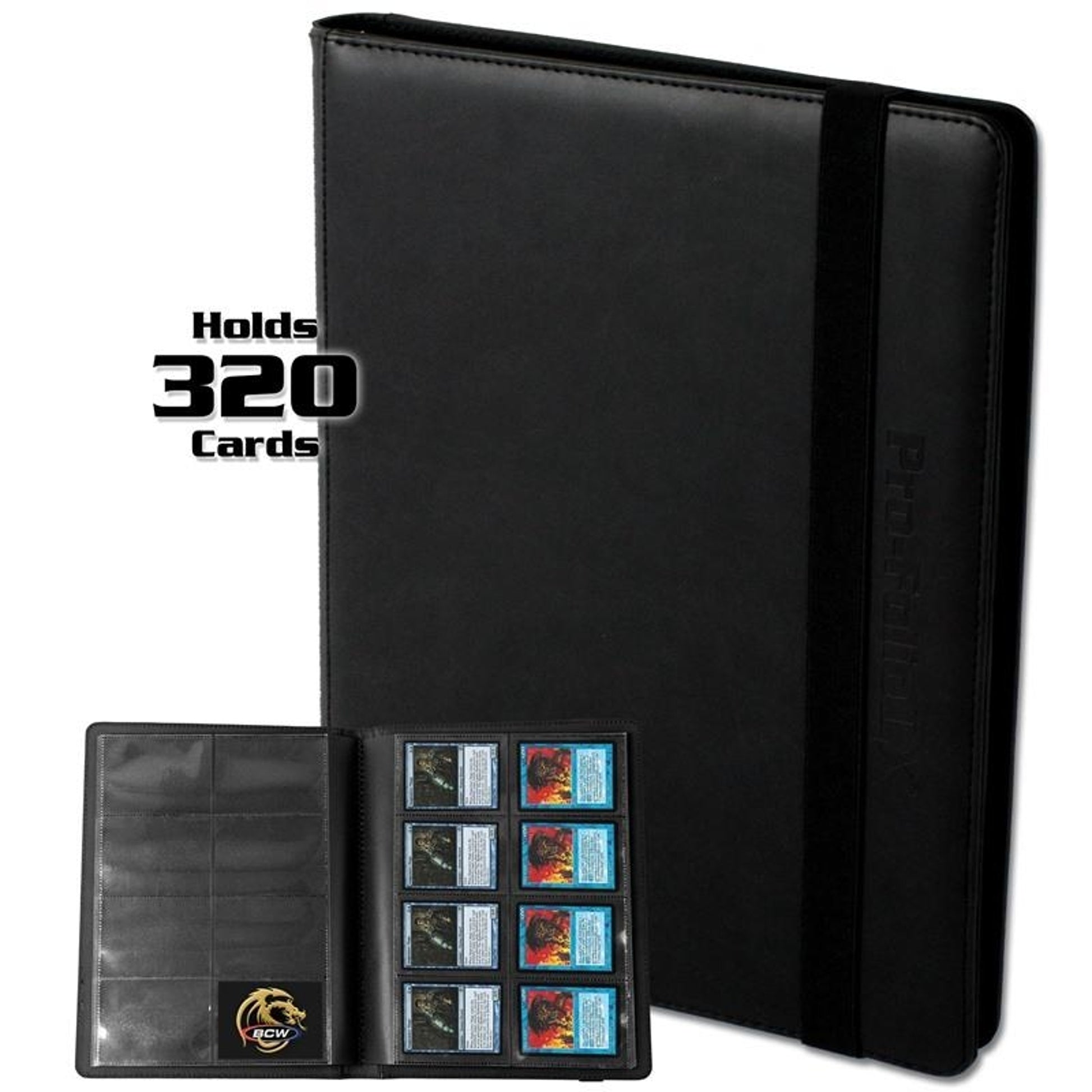 Image for Pro-Folio 8-Pocket LX Album - Black - Storage Albums
