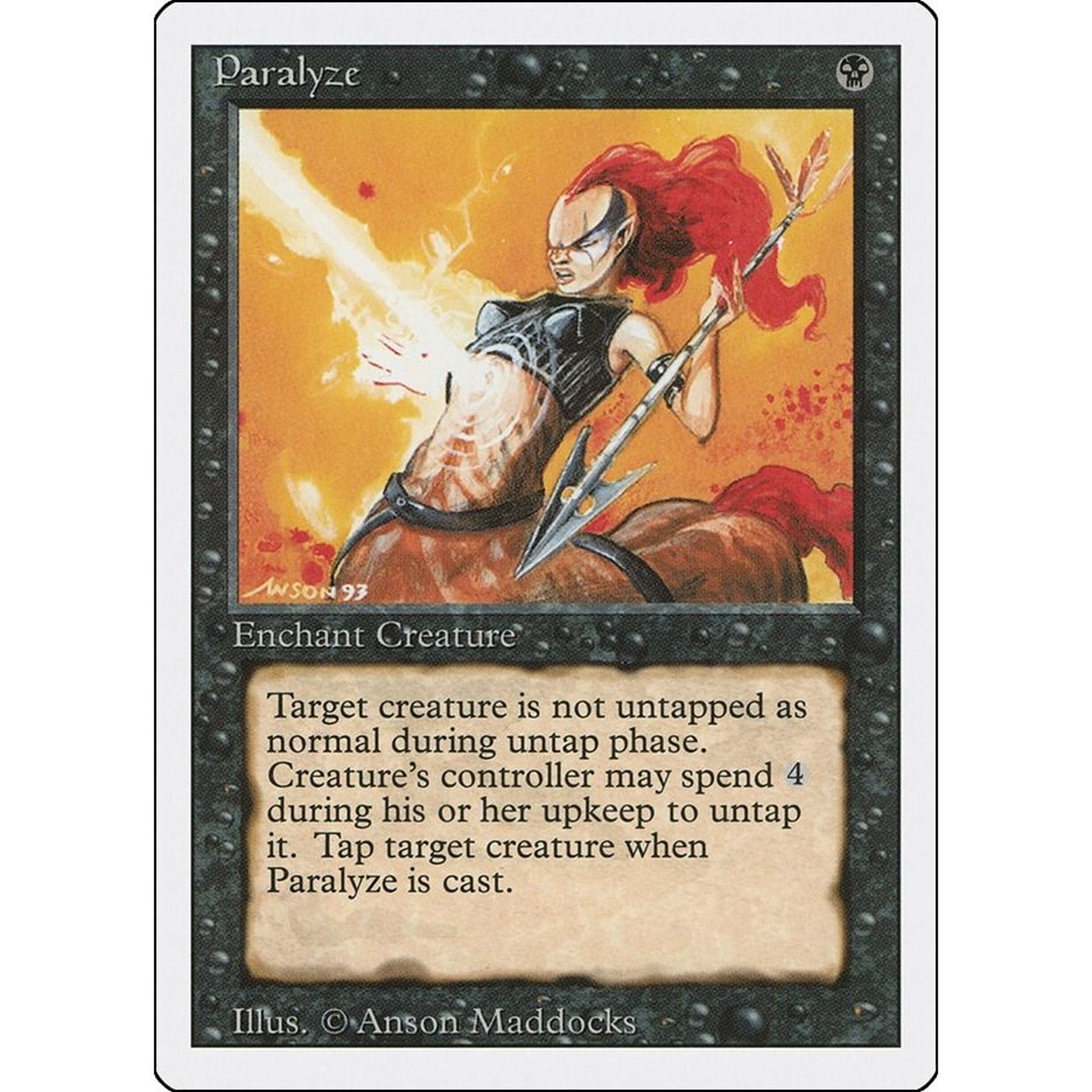 Image for Paralyze (3ED) - Magic: The Gathering