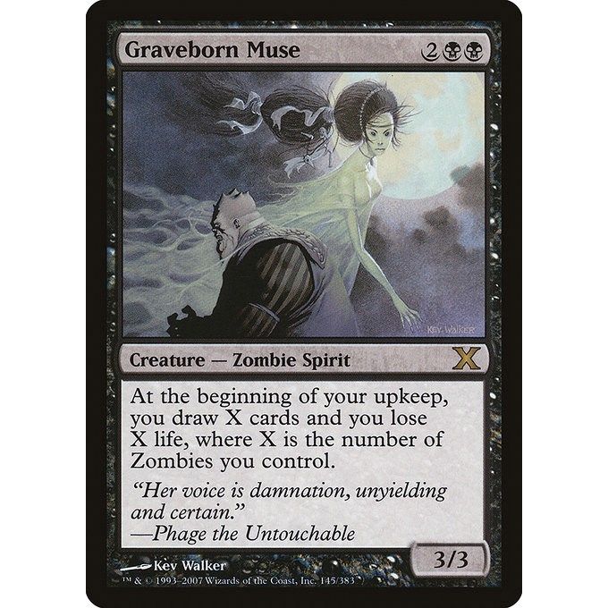 Image for Graveborn Muse (145) (10E) - Magic: The Gathering