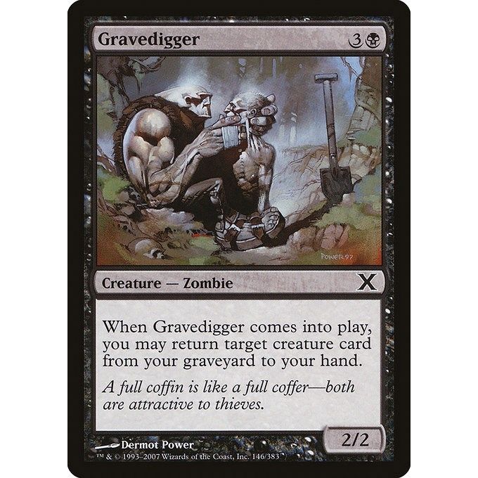 Image for Gravedigger (146) (10E) - Magic: The Gathering
