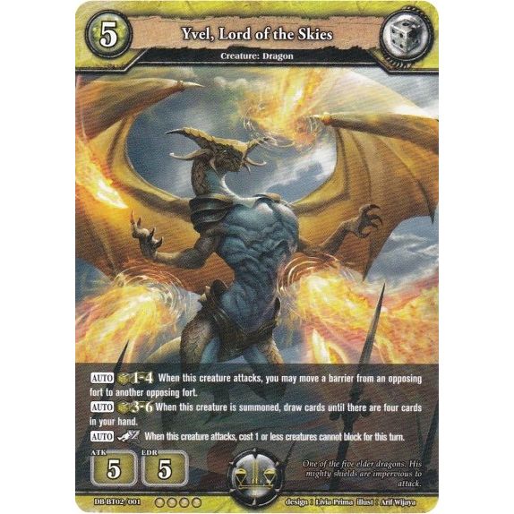 Image for Yvel, Lord of the Skies (DB-BT02/001) (BP02) - Dragoborne