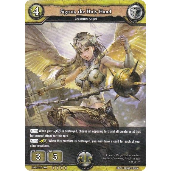 Image for Sigrun, the Holy Hand (DB-BT02/002) (BP02) - Dragoborne