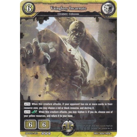 Image for Vainglory Incarnate (DB-BT02/003) (BP02) - Dragoborne