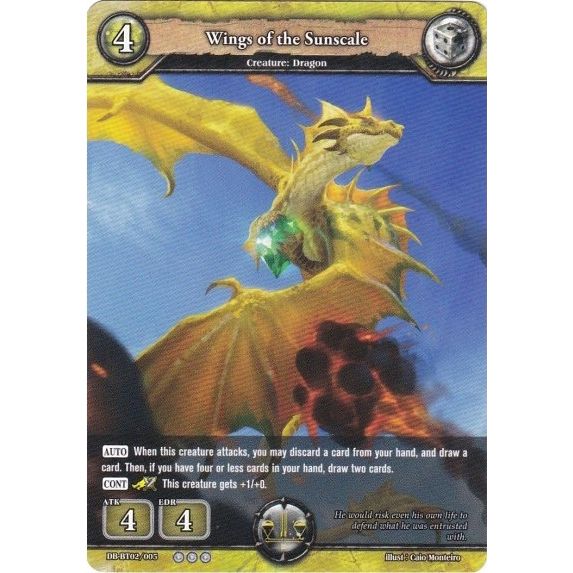 Image for Wings of the Sunscale (DB-BT02/005) (BP02) - Dragoborne