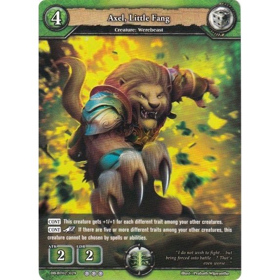 Image for Axel, Little Fang (DB-BT02/029) (BP02) - Dragoborne