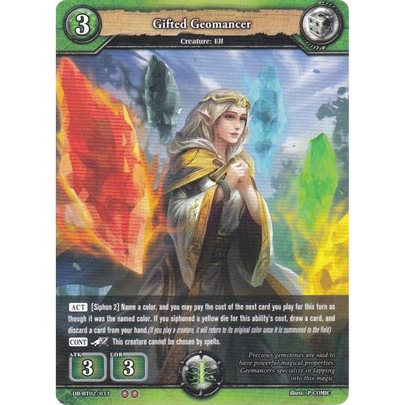 Image for Gifted Geomancer (DB-BT02/033) (BP02) - Dragoborne