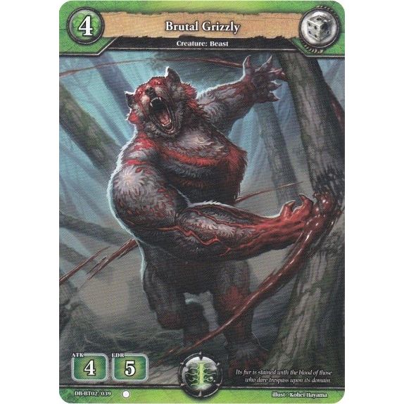 Image for Brutal Grizzly (DB-BT02/039) (BP02) - Dragoborne