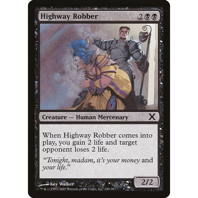 Image for Highway Robber (150) (10E) - Magic: The Gathering