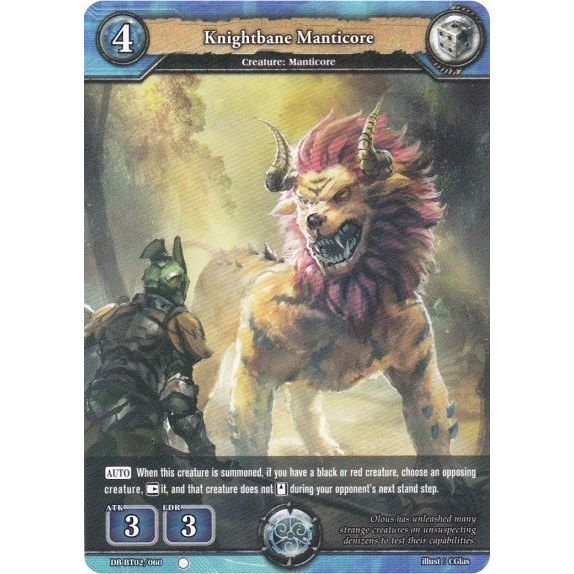 Image for Knightbane Manticore (DB-BT02/060) (BP02) - Dragoborne