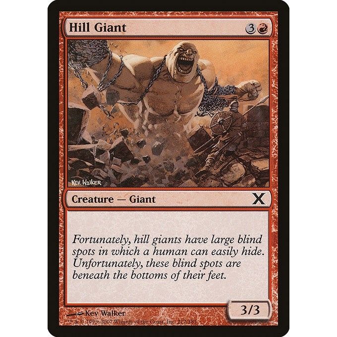 Image for Hill Giant (212) (10E) - Magic: The Gathering
