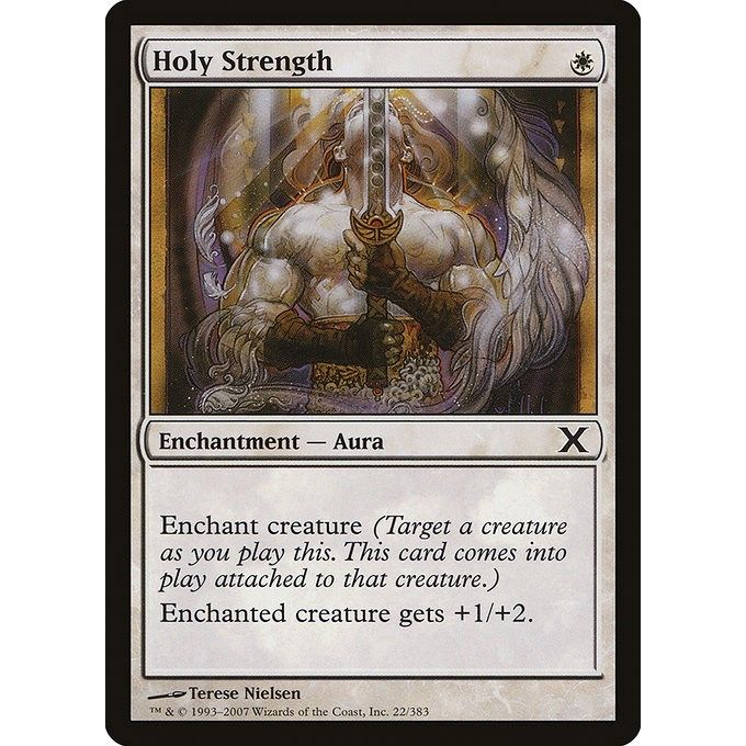 Image for Holy Strength (22) (10E) - Magic: The Gathering