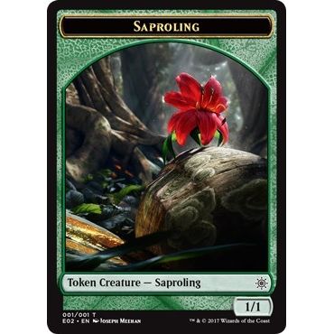 Image for Saproling // Treasure (010) Double-Sided Token (1 // 10) (E02) - Magic: The Gathering