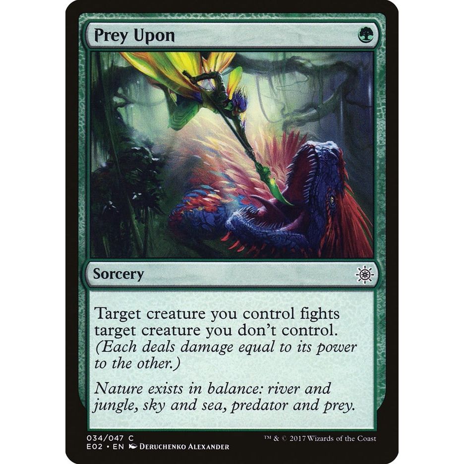Image for Prey Upon (34) (E02) - Magic: The Gathering