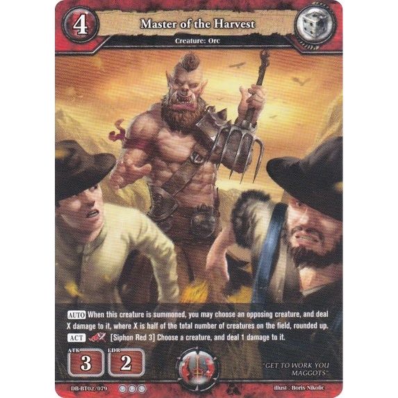Image for Master of the Harvest (DB-BT02/079) (BP02) - Dragoborne