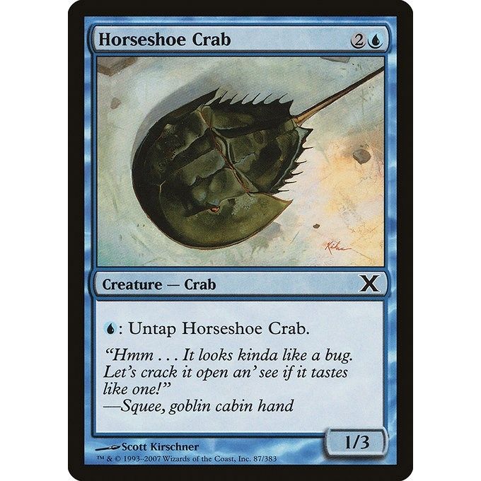 Image for Horseshoe Crab (87) (10E) - Magic: The Gathering