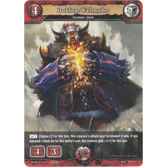 Image for Darkforge Wallsmasher (DB-BT02/082) (BP02) - Dragoborne