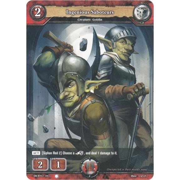 Image for Ingenious Saboteurs (DB-BT02/091) (BP02) - Dragoborne