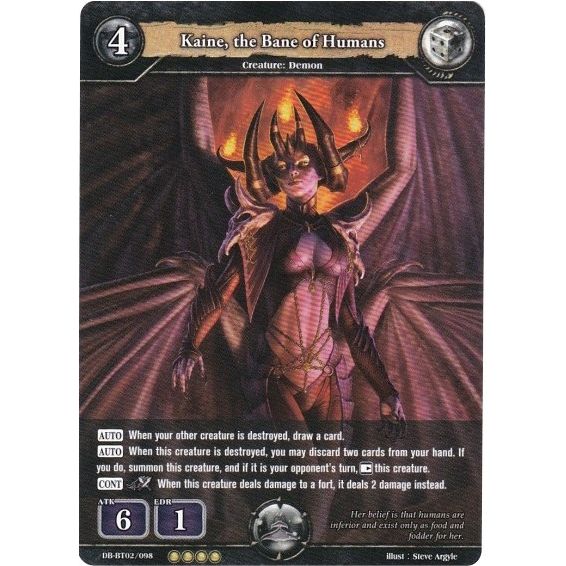 Image for Kaine, the Bane of Humans (DB-BT02/098) (BP02) - Dragoborne