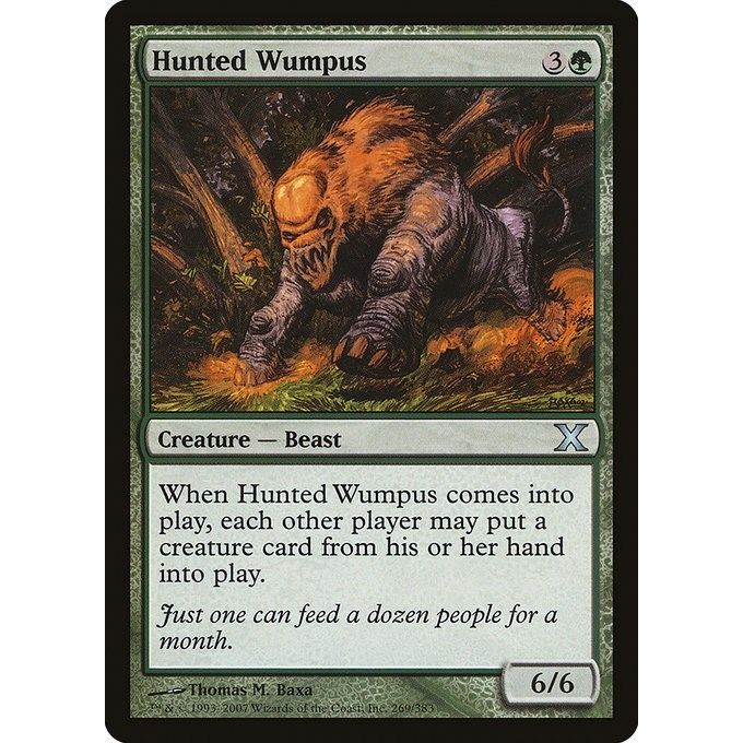 Image for Hunted Wumpus (269) (10E) - Magic: The Gathering
