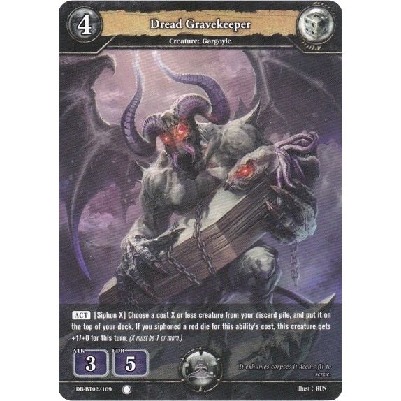 Image for Dread Gravekeeper (DB-BT02/109) (BP02) - Dragoborne