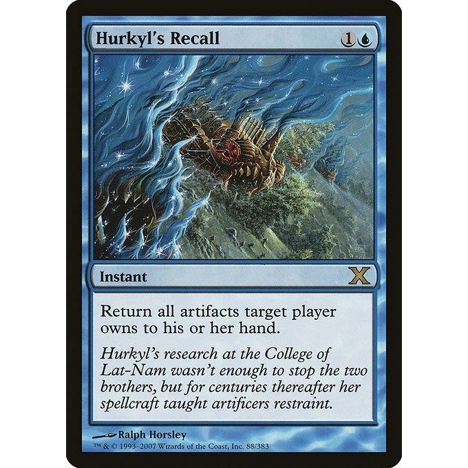 Image for Hurkyl's Recall (88) (10E) - Magic: The Gathering