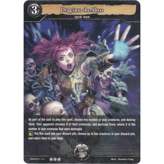 Image for Drag into the Abyss (DB-BT02/117) (BP02) - Dragoborne