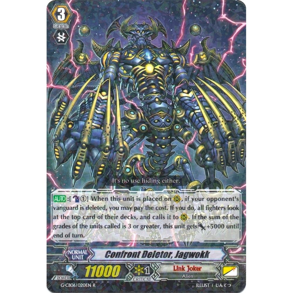 Image for Confront Deletor, Jagwokk (G-CB06/020EN) (G-CB06) - Cardfight Vanguard